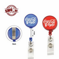 Round Retractable Badge Holder